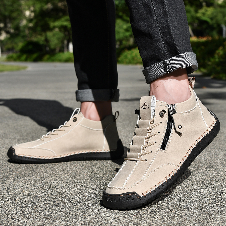 BRUNEL PARIS | CHAUSSURES EN NABUK AVEC ZIP POUR HOMME