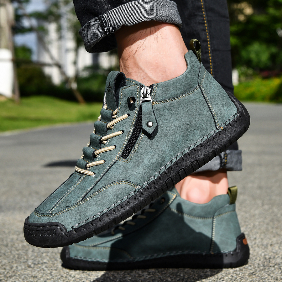 BRUNEL PARIS | CHAUSSURES EN NABUK AVEC ZIP POUR HOMME
