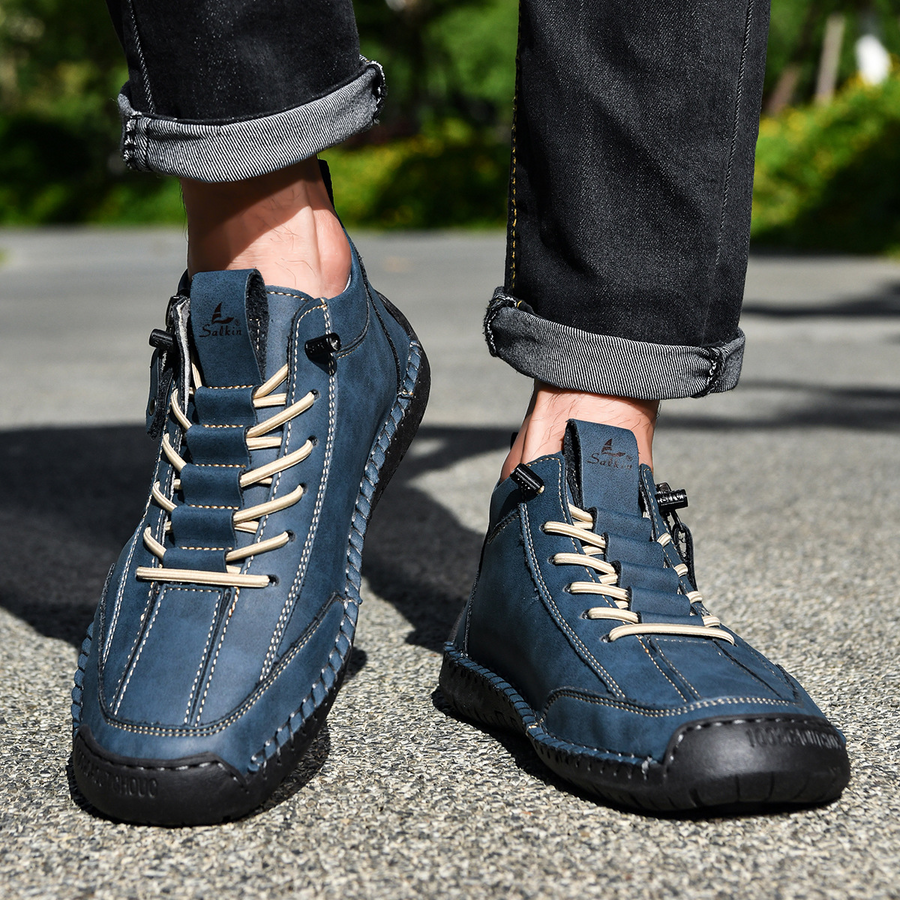 BRUNEL PARIS | CHAUSSURES EN NABUK AVEC ZIP POUR HOMME