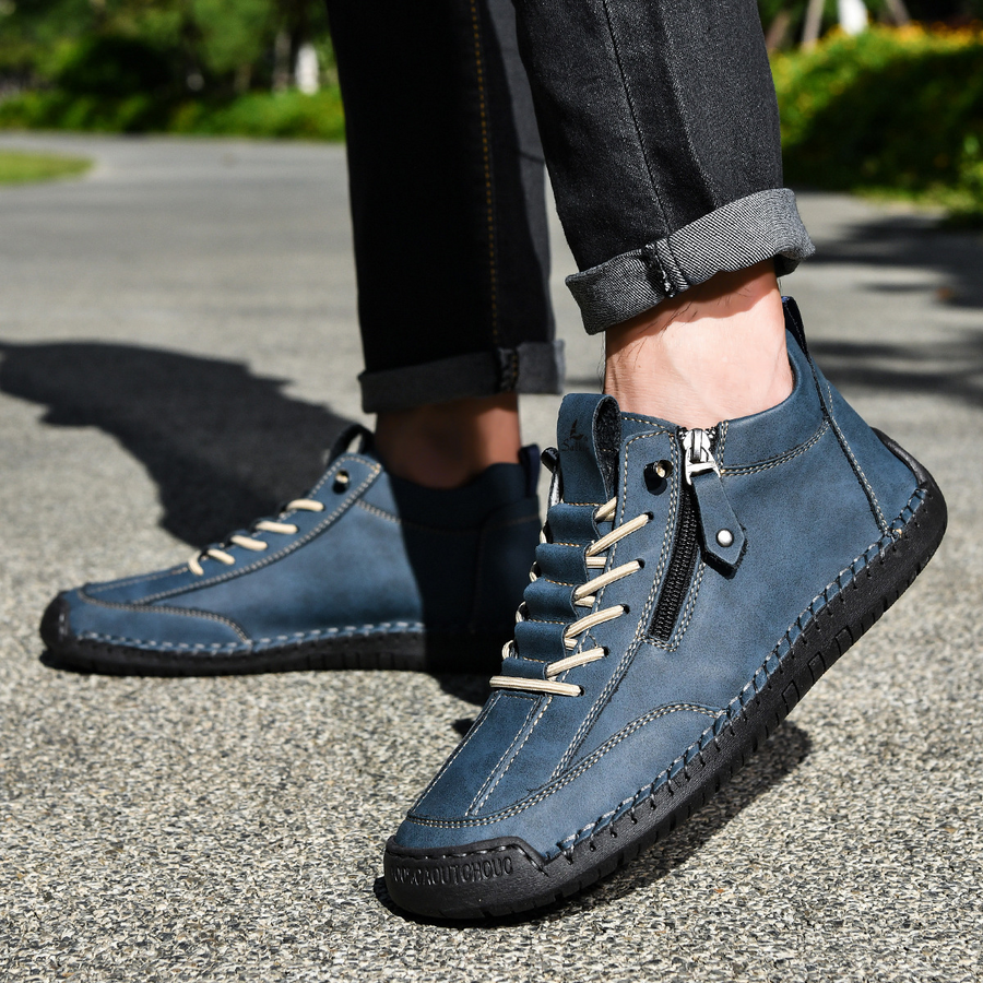 BRUNEL PARIS | CHAUSSURES EN NABUK AVEC ZIP POUR HOMME