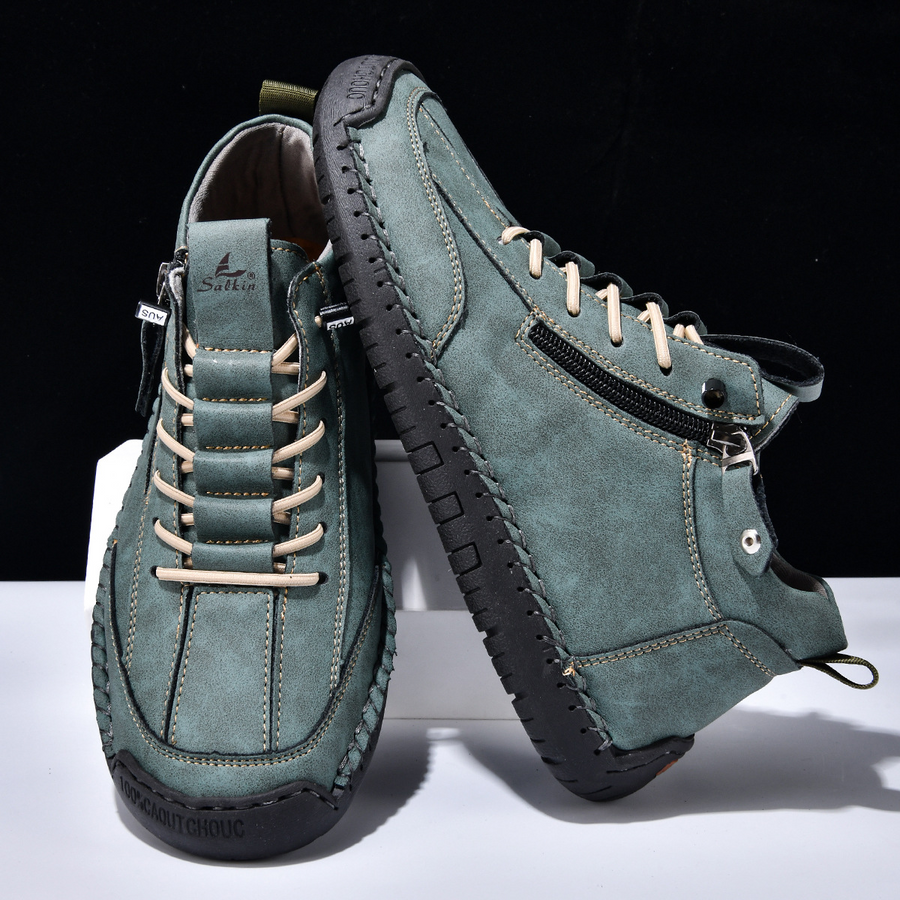 BRUNEL PARIS | CHAUSSURES EN NABUK AVEC ZIP POUR HOMME