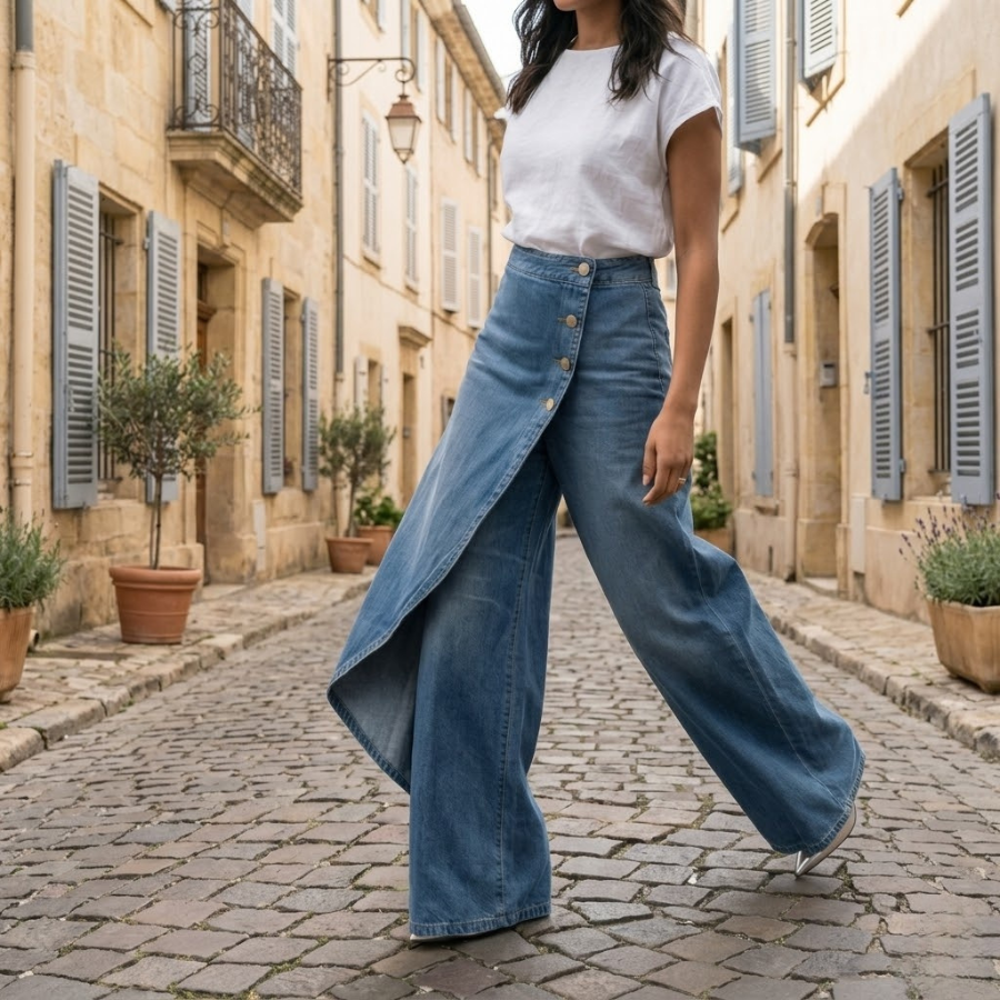 BRUNEL PARIS | JEAN LARGE POUR FEMME