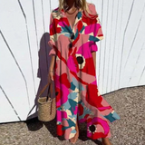 BRUNEL PARIS | ROBE MAXI IMPRIMÉE POUR FEMMES