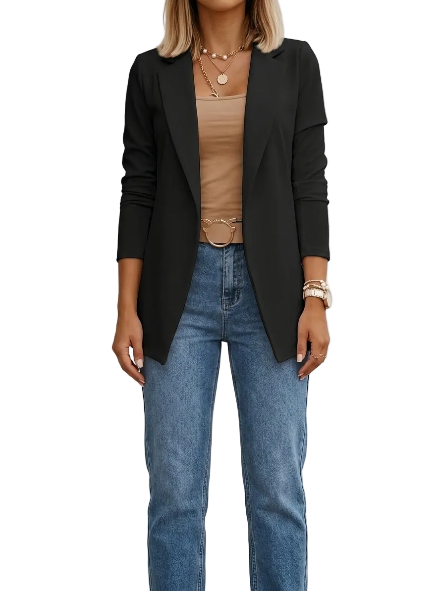 BRUNEL PARIS | BLAZER DRAPÉ ÉLÉGANT POUR FEMMES