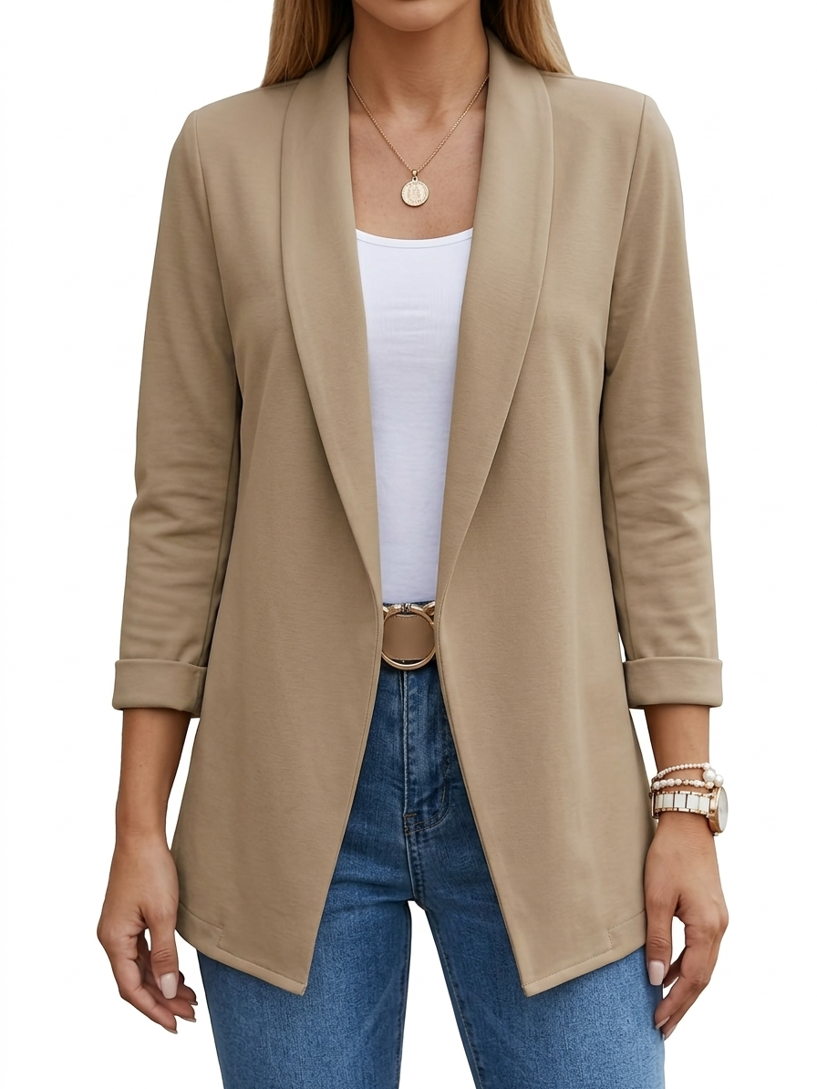 BRUNEL PARIS | BLAZER DRAPÉ ÉLÉGANT POUR FEMMES