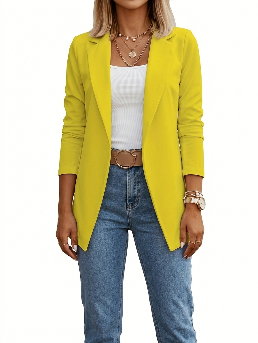 BRUNEL PARIS | BLAZER DRAPÉ ÉLÉGANT POUR FEMMES