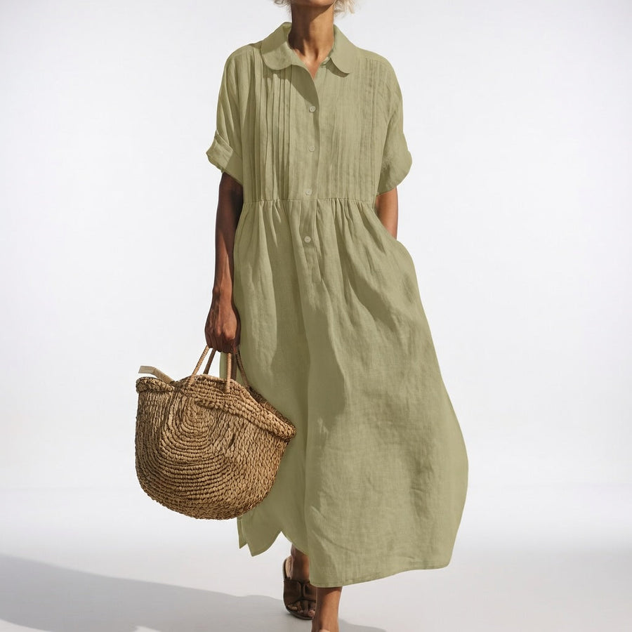 BRUNEL PARIS | Robe chemise fluide estivale