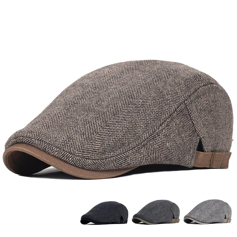 BRUNEL PARIS | CASQUETTE À MOTIF CHEVRON POUR HOMME