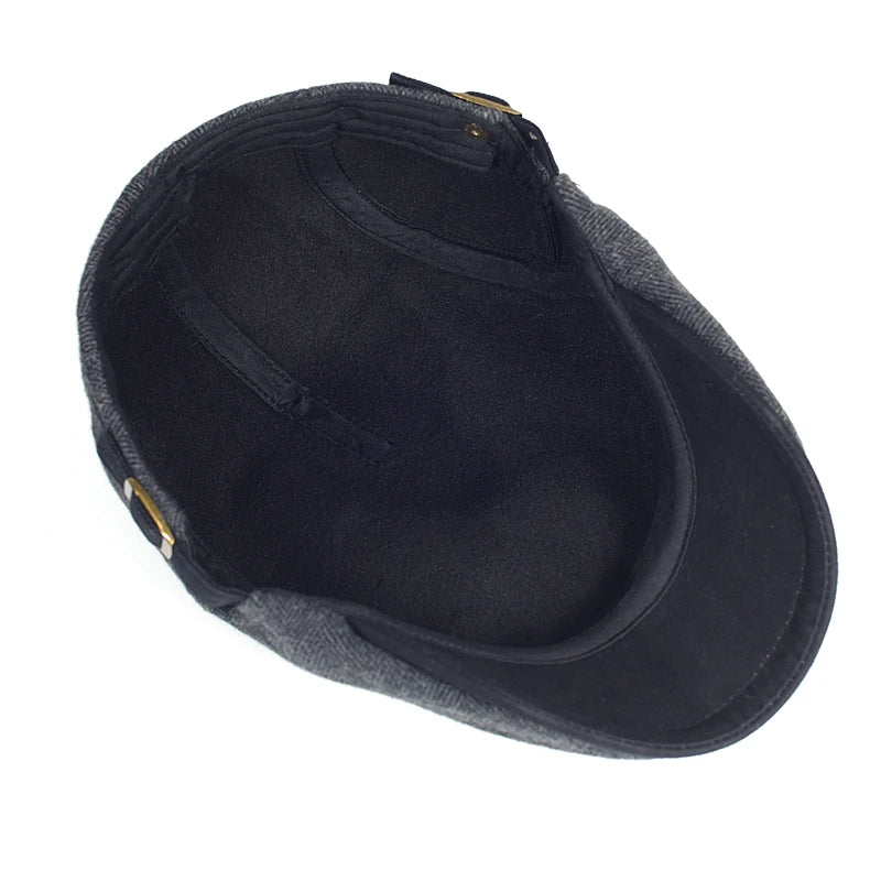 BRUNEL PARIS | CASQUETTE À MOTIF CHEVRON POUR HOMME