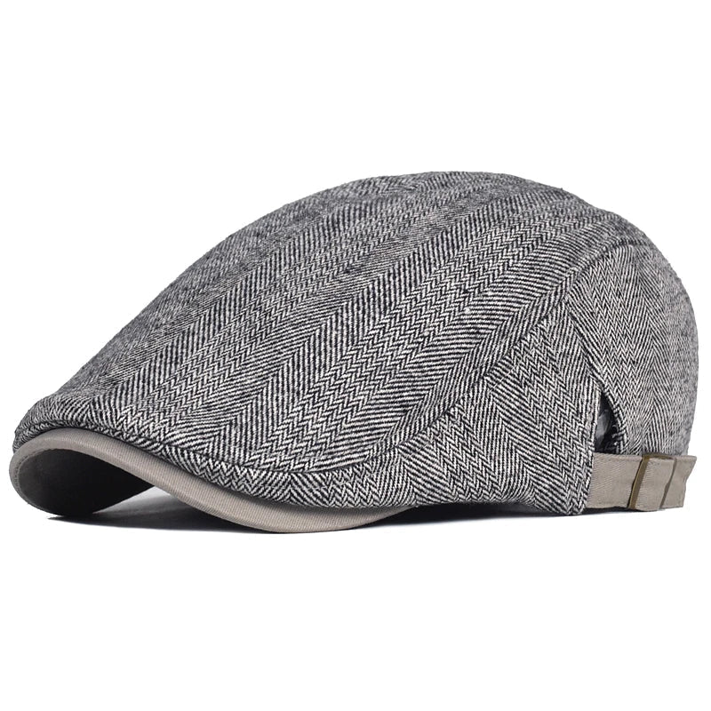 BRUNEL PARIS | CASQUETTE À MOTIF CHEVRON POUR HOMME