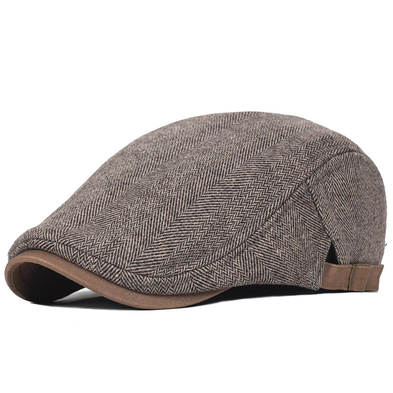 BRUNEL PARIS | CASQUETTE À MOTIF CHEVRON POUR HOMME