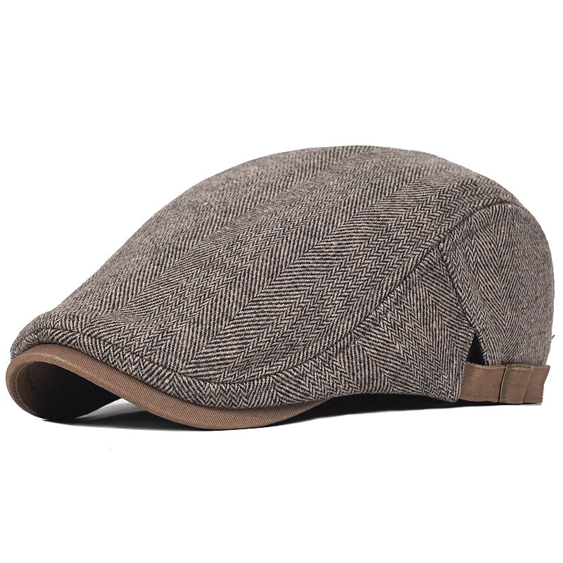 BRUNEL PARIS | CASQUETTE À MOTIF CHEVRON POUR HOMME