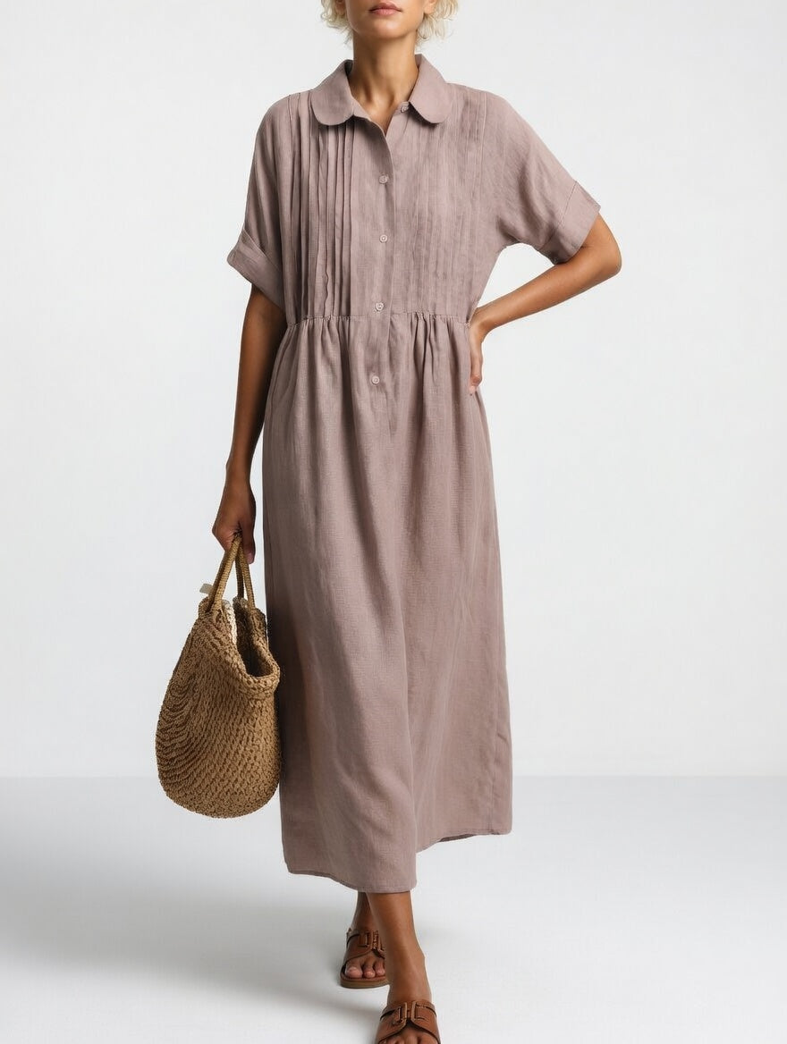 BRUNEL PARIS | Robe chemise fluide estivale