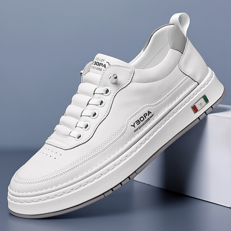 BRUNEL PARIS | Sneakers en Cuir à la Finition Italienne