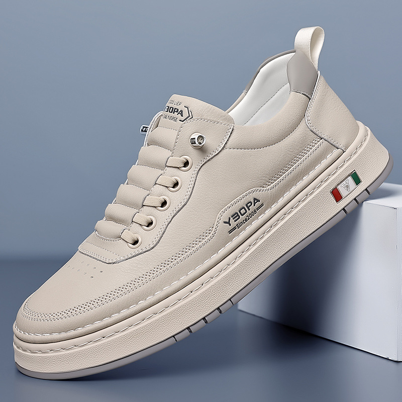 BRUNEL PARIS | Sneakers en Cuir à la Finition Italienne