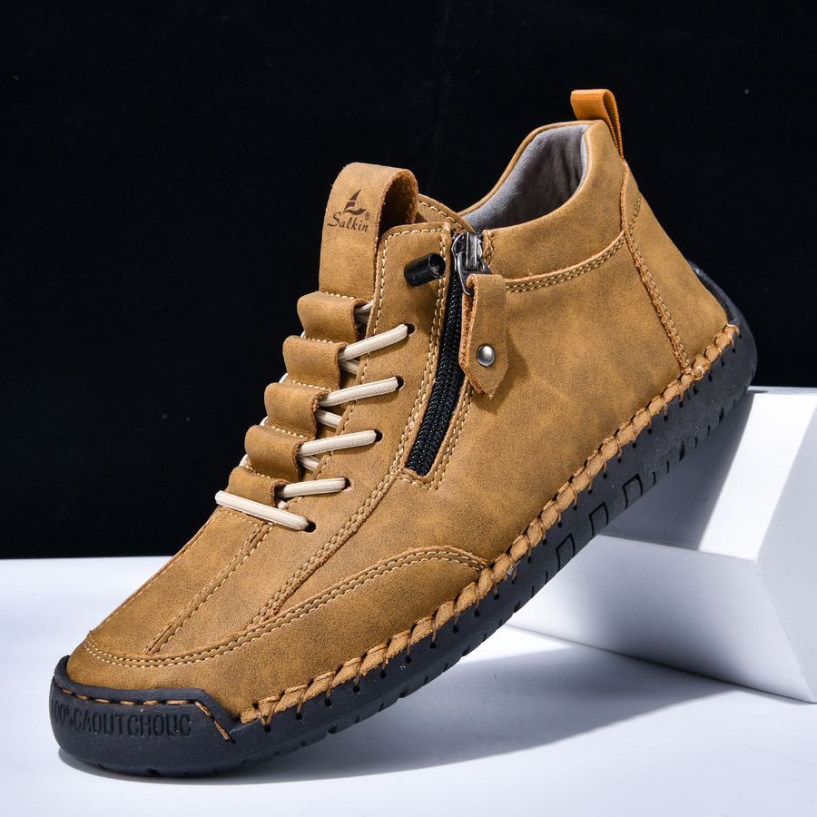 BRUNEL PARIS | CHAUSSURES EN NABUK AVEC ZIP POUR HOMME
