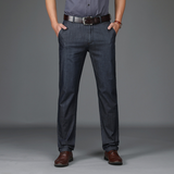 Jean En Denim Extensible À Coupe Classique Pour Homme