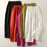 BRUNEL PARIS | Pantalon fluide en coton et lin