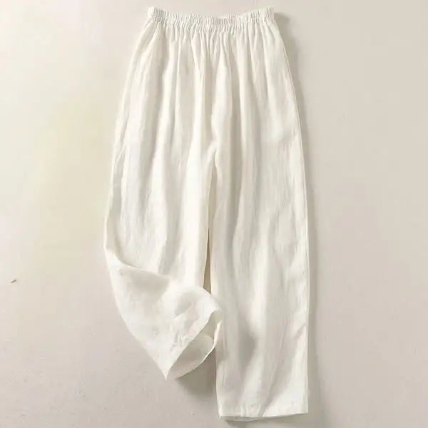BRUNEL PARIS | Pantalon fluide en coton et lin
