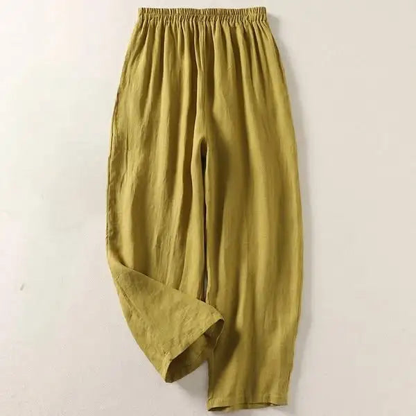 BRUNEL PARIS | Pantalon fluide en coton et lin