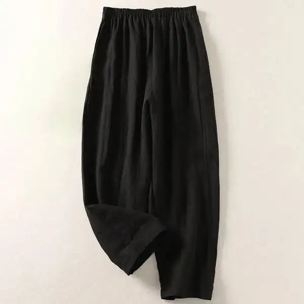BRUNEL PARIS | Pantalon fluide en coton et lin