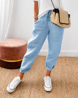 BRUNEL PARIS | PANTALON LIN DÉTENDU POUR FEMMES
