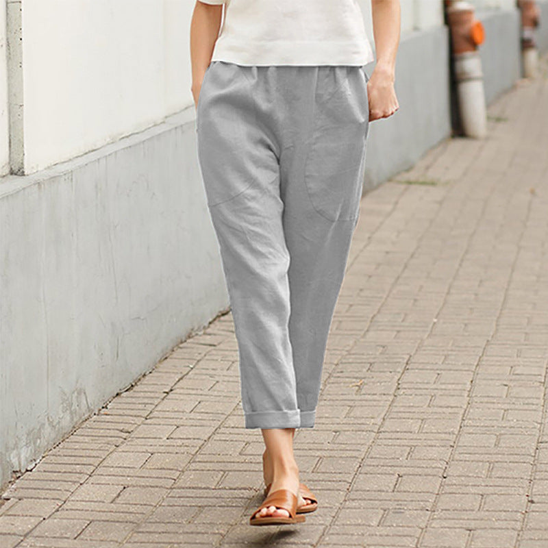 BRUNEL PARIS | PANTALON DROIT D'ÉTÉ POUR FEMMES