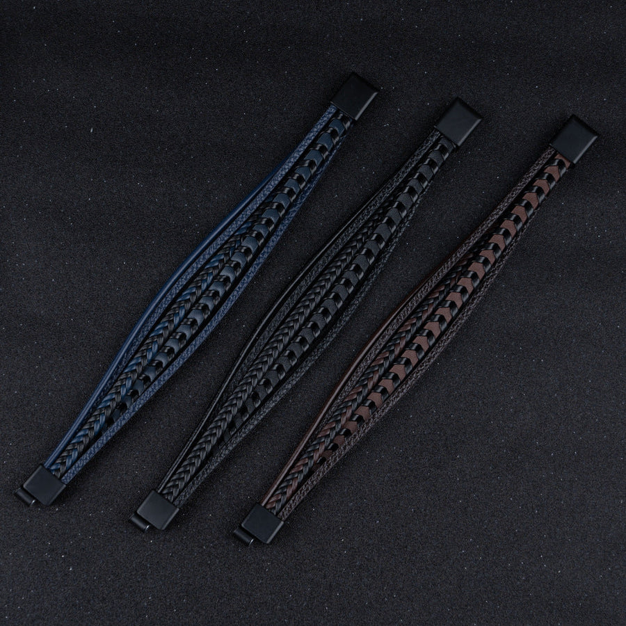 BRUNEL PARIS | BRACELET HOMME EN CUIR DE LUXE