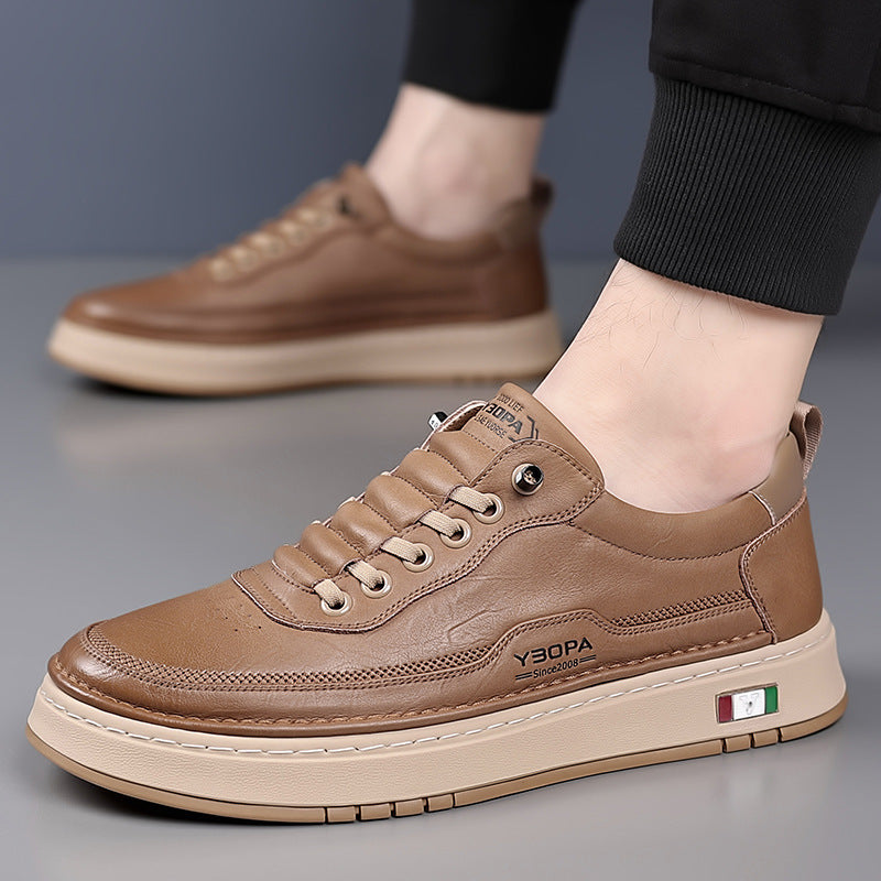BRUNEL PARIS | Sneakers en Cuir à la Finition Italienne