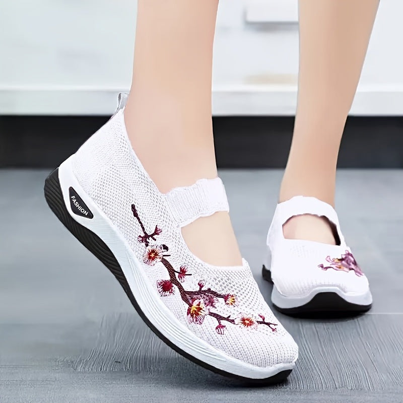 BRUNEL PARIS | BASKETS FLORALE EMBROIDÉES POUR FEMMES