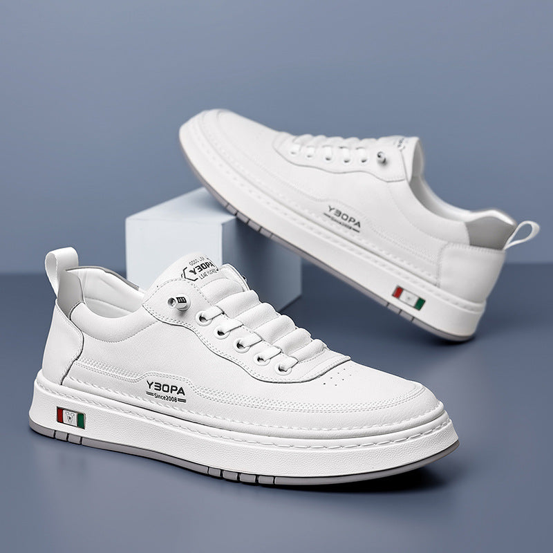 BRUNEL PARIS | Sneakers en Cuir à la Finition Italienne