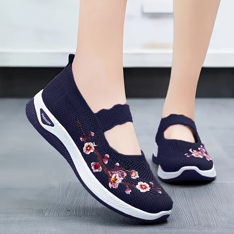 BRUNEL PARIS | BASKETS FLORALE EMBROIDÉES POUR FEMMES