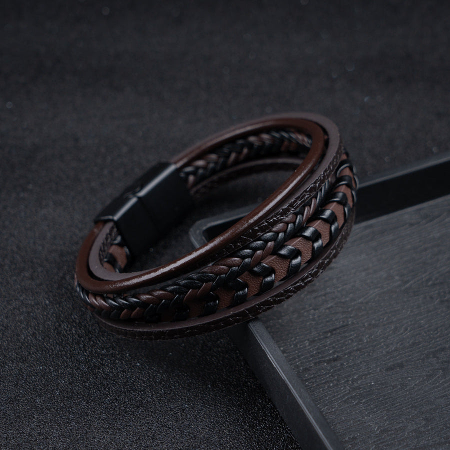 BRUNEL PARIS | BRACELET HOMME EN CUIR DE LUXE