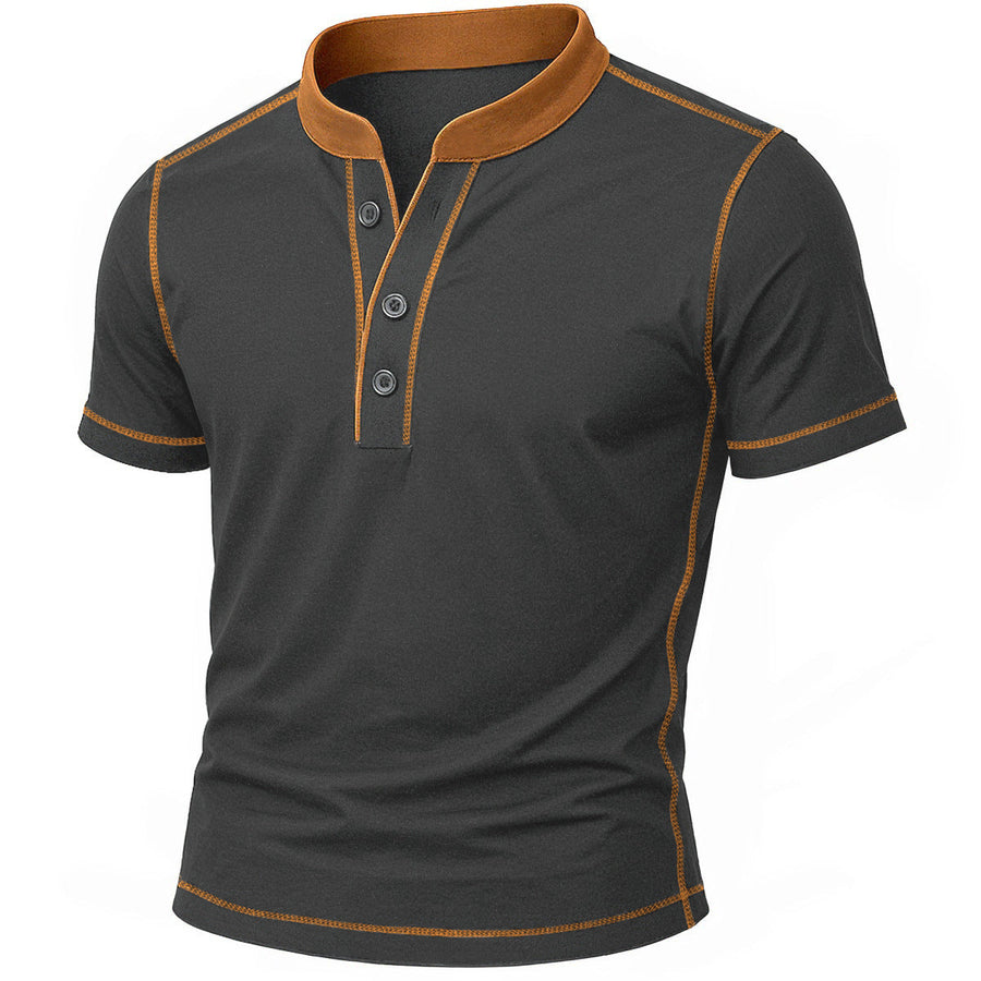 BRUNEL PARIS | CHEMISE HENLEY AVEC BORD EMBER