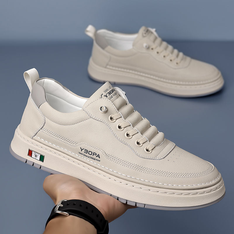 BRUNEL PARIS | Sneakers en Cuir à la Finition Italienne