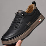 BRUNEL PARIS | Sneakers en Cuir à la Finition Italienne