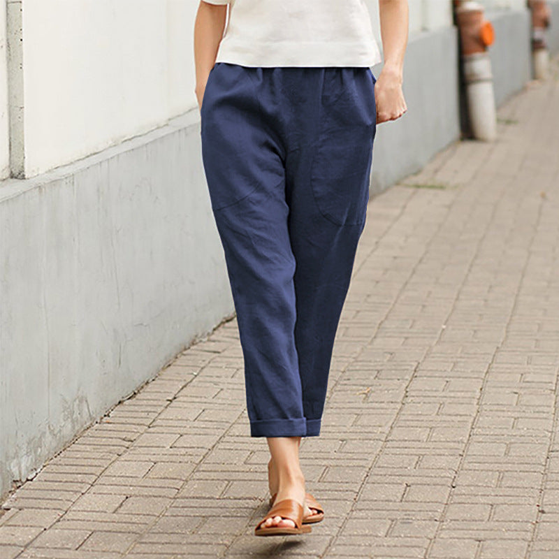 BRUNEL PARIS | PANTALON DROIT D'ÉTÉ POUR FEMMES