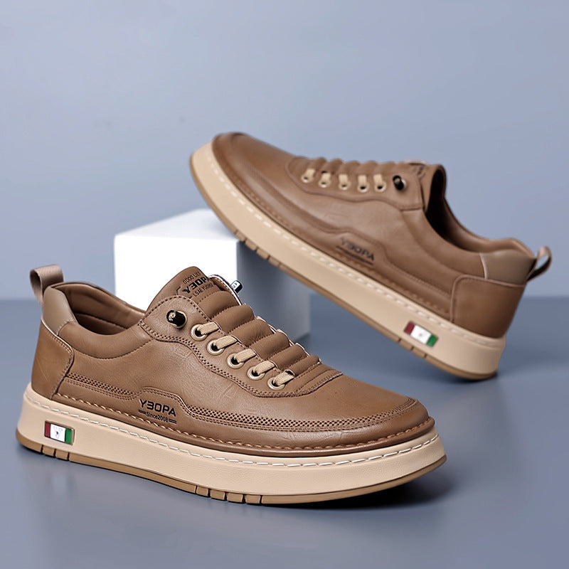 BRUNEL PARIS | Sneakers en Cuir à la Finition Italienne