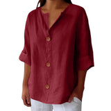 BRUNEL PARIS | CHEMISE À COL EN V POUR FEMMES