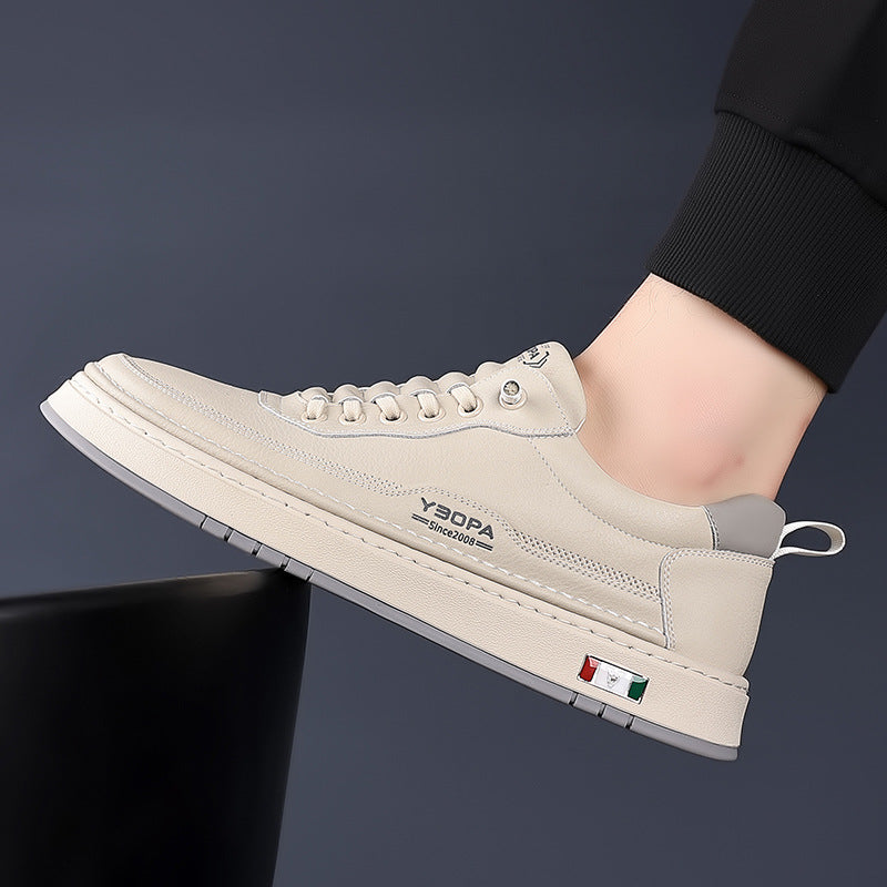 BRUNEL PARIS | Sneakers en Cuir à la Finition Italienne
