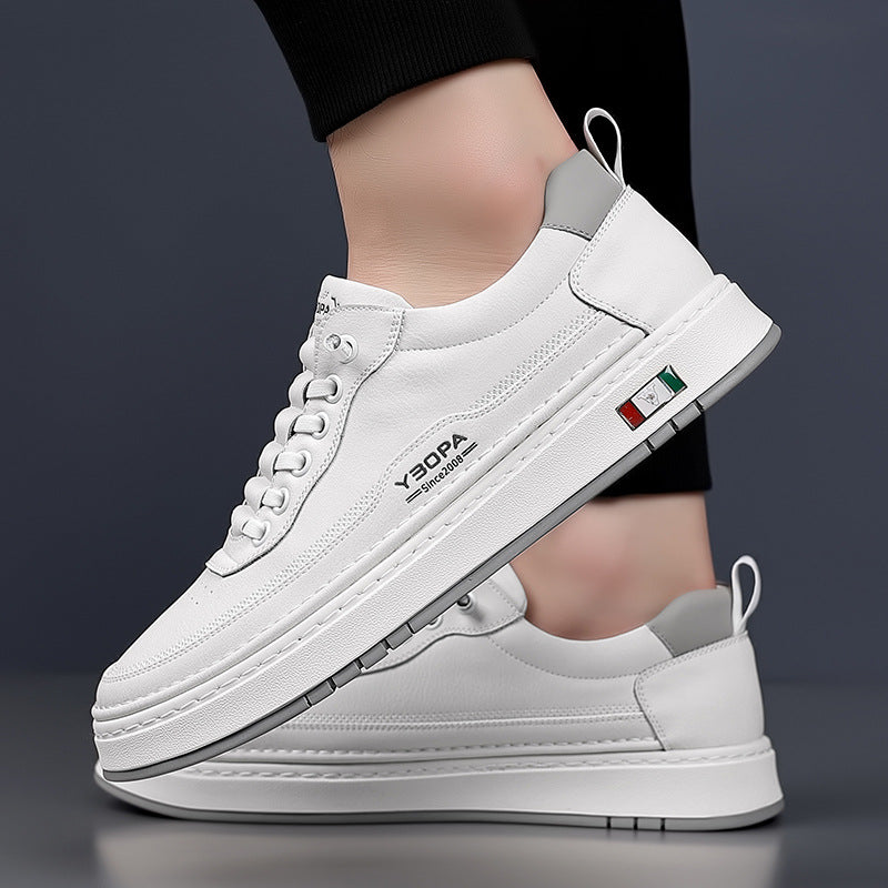 BRUNEL PARIS | Sneakers en Cuir à la Finition Italienne