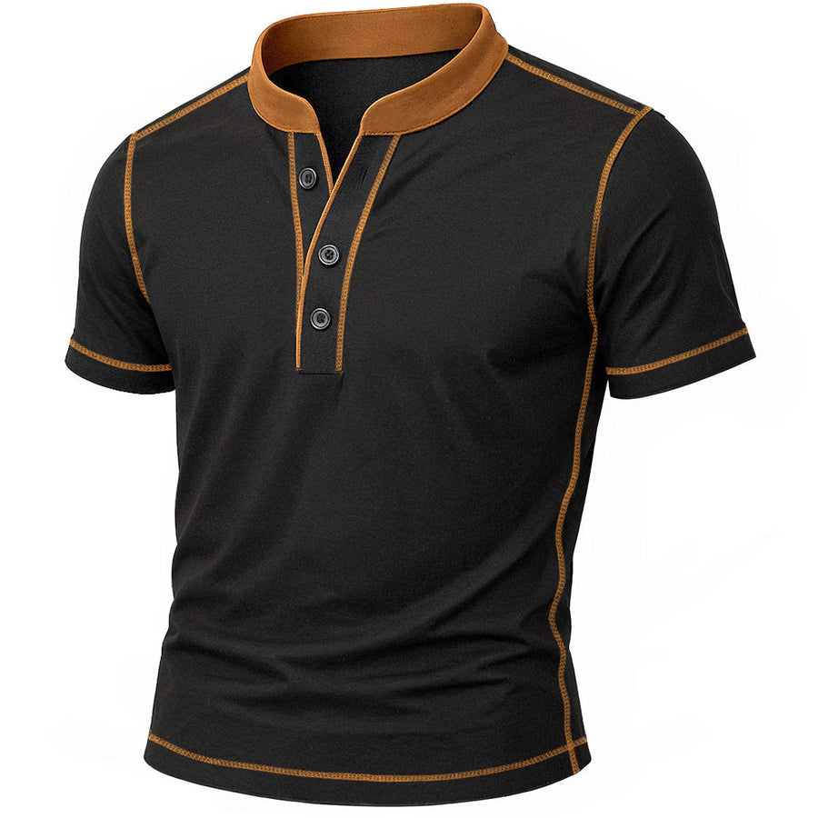 BRUNEL PARIS | CHEMISE HENLEY AVEC BORD EMBER