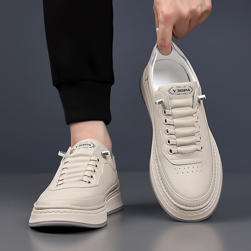 BRUNEL PARIS | Sneakers en Cuir à la Finition Italienne