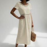 BRUNEL PARIS | ROBE BRODÉE POUR FEMME