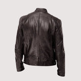 BRUNEL PARIS | VESTE EN CUIR HAUT DE GAMME ÉLÉGANTE POUR HOMME
