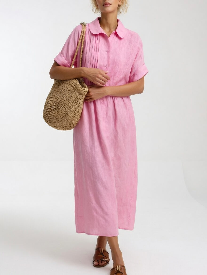 BRUNEL PARIS | Robe chemise fluide estivale
