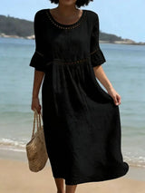 BRUNEL PARIS | Robe longue effet ventre plat