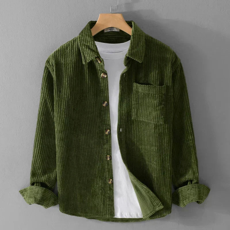 BRUNEL PARIS | CHEMISE EN VELOURS CÔTELÉ
