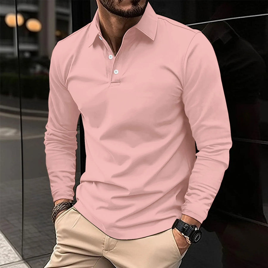 BRUNEL PARIS | POLO CLASSICA À MANCHES LONGUES POUR HOMME