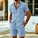 BRUNEL PARIS | ENSEMBLE EN LIN ASSORTI POUR HOMMES